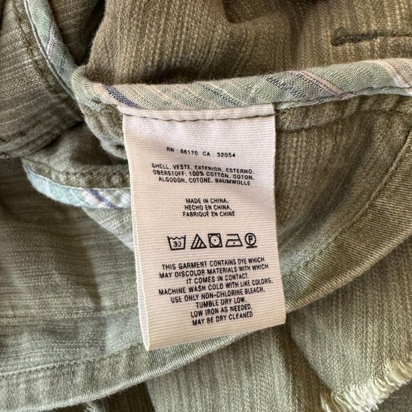 Anthropologie | Hei Hei Olive Green Ruffle Utility Jacket - Size S - Picture 10 of 14